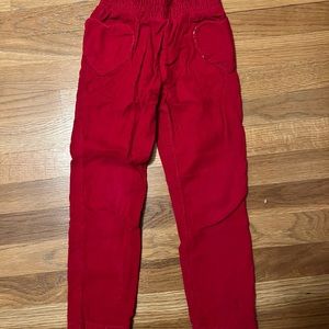 Mini Boden heart pocket Corduroy pants with lining